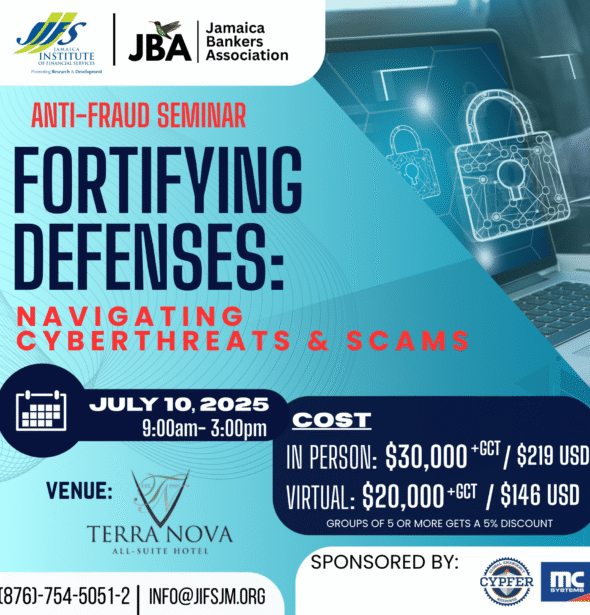 Anti-Fraud Seminar 2025 (300 x 300 px) JIFS/ JBA Annual Anti- Fraud Seminar: “Fortifying Defenses: Navigating Cyberthreats and Scams”
