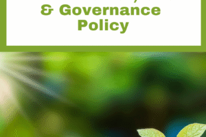 Corporate Social Responsibility Sustainability Report in Green Ivory Brown Corporate Clean Style (1)